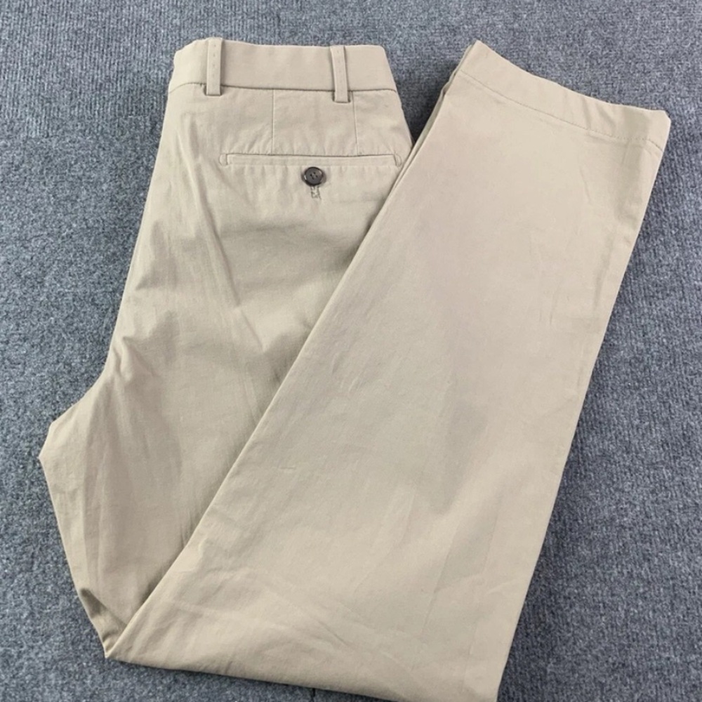 HILTL Porter Mens Cotton Blend Chino Pants Size 32x 30 Khaki